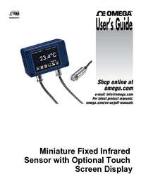 Thumbnail of document Manual - OS-MINI Miniature Fixed Infrared Temperature Sensor with Optional Touch Screen Display